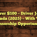 Discover $100 – Driver Jobs in Canada (2025) – With Visa Sponsorship Opportunities